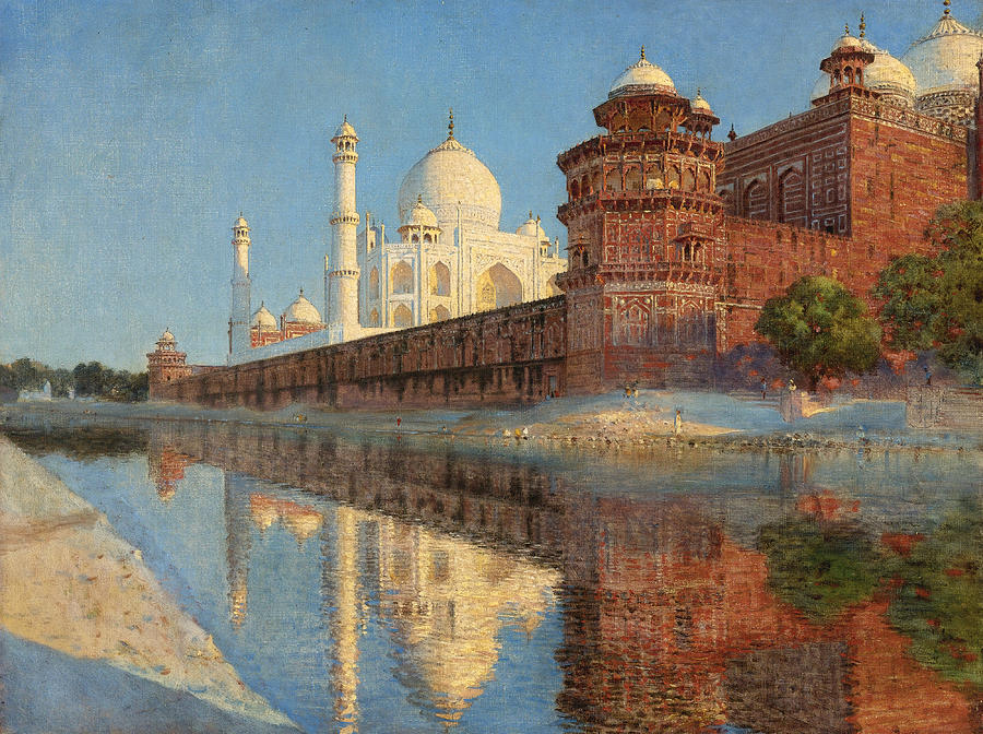 The Taj Mahal. Evening Painting by Vasily Vereshchagin