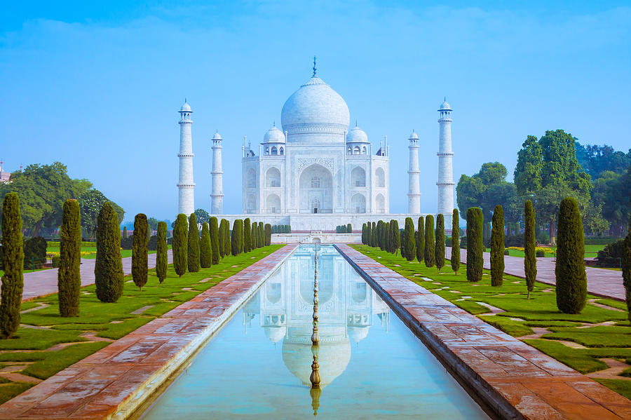 Architecture Photograph - The Taj Mahal of India by Nila Newsom