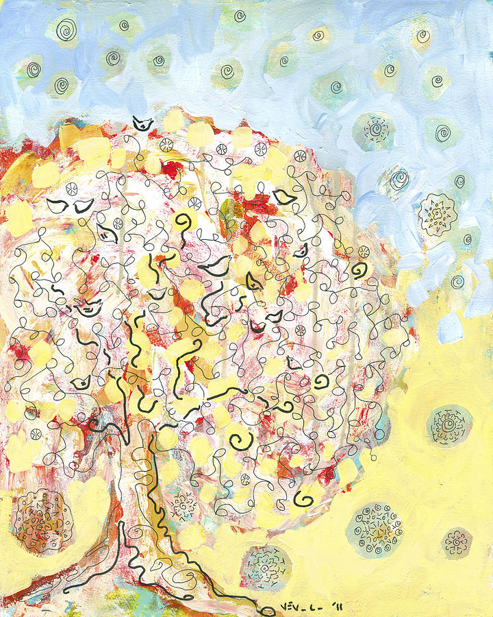 The Talking Tree Painting by Jennifer Lommers