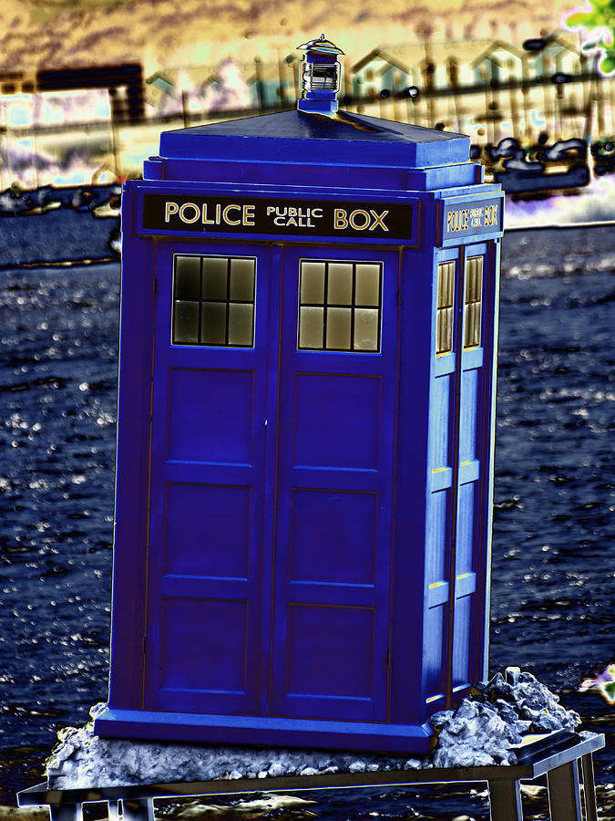 The Tardis Photograph by Steve Purnell