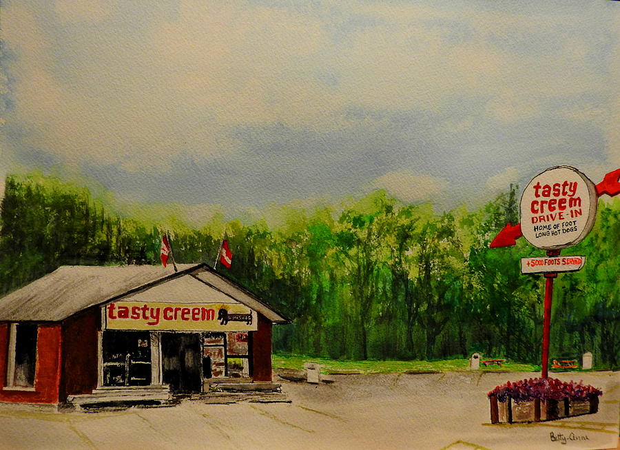 The Tasty Creem Painting by Betty-Anne McDonald