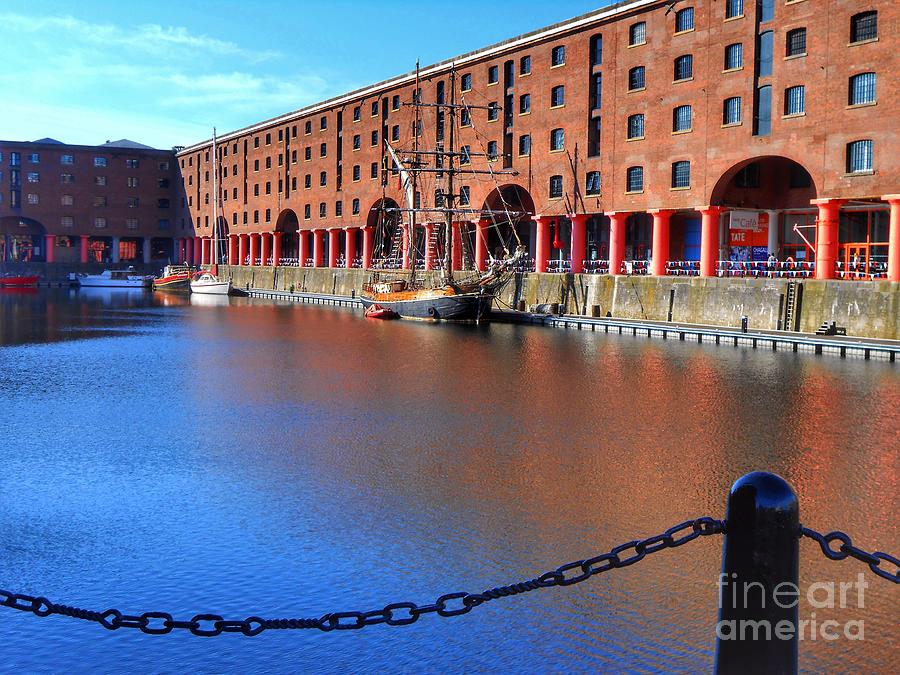 The Tate Gallery at Albert Dock Photograph by Joan-Violet Stretch