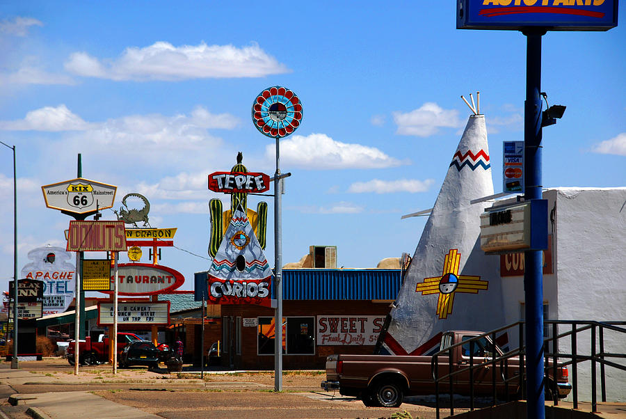 The Tee-Pee Curios on Route 66 NM Photograph by Susanne Van Hulst