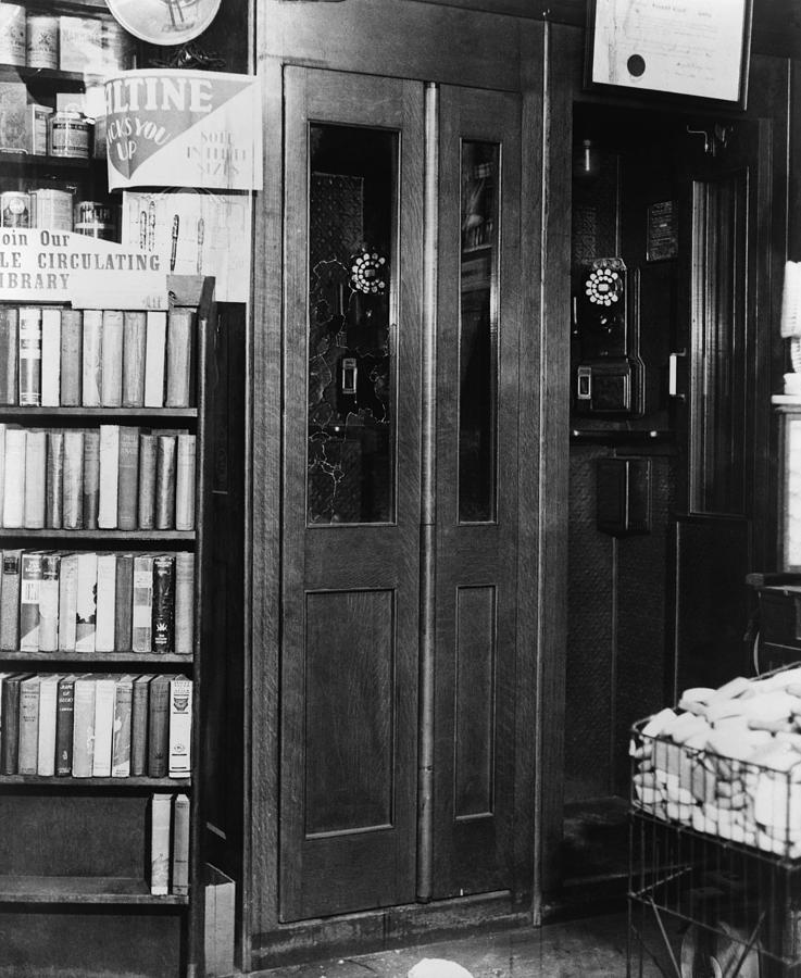 New York City Photograph - The Telephone Booth In Which Vincent by Everett