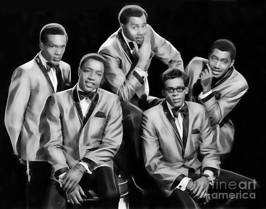 The Temptations Mixed Media - The Tempations Collection by Marvin Blaine
