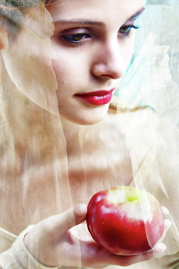 Apple Photograph - The Temptation by Rochelle Berman