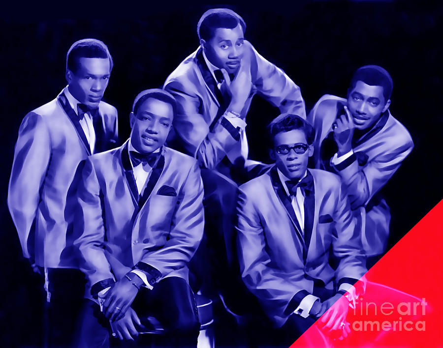 The Temptations Mixed Media - The Temptations Collection by Marvin Blaine