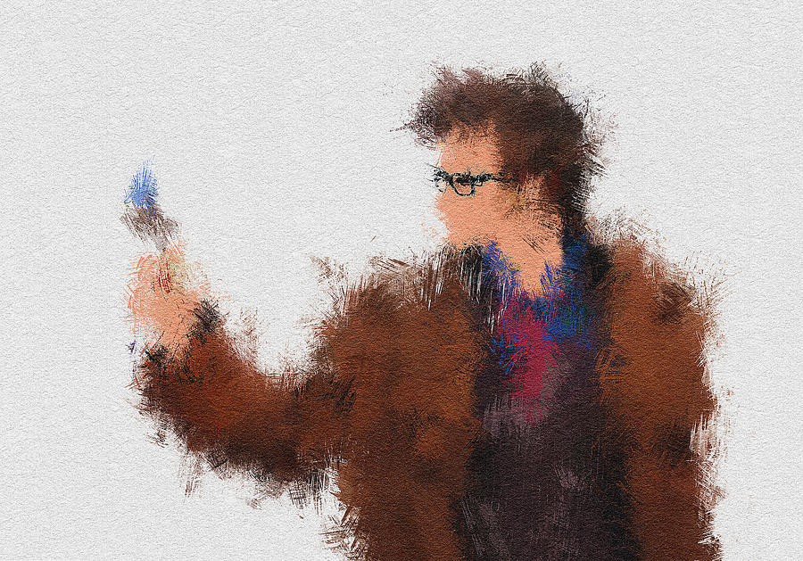 David Tennant Painting - The Tenth Doctor by Miranda Sether