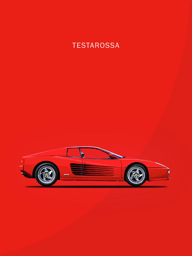 Car Photograph - The Testarossa by Mark Rogan