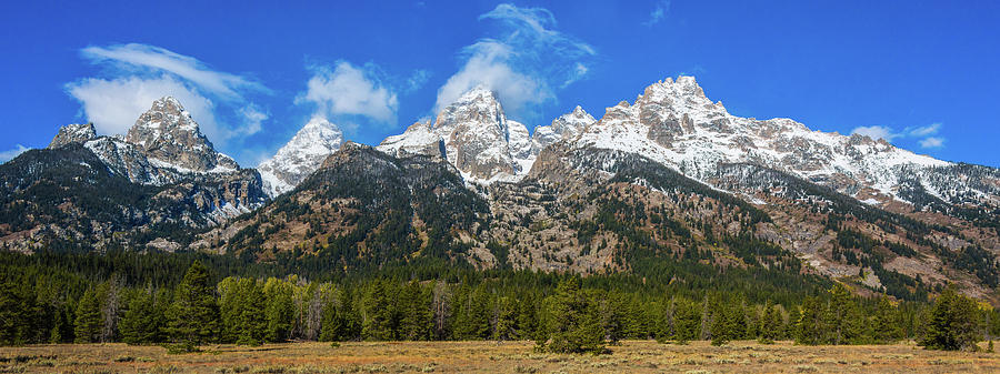 The Teton Range On A Clear Day Photograph by Yeates Photography