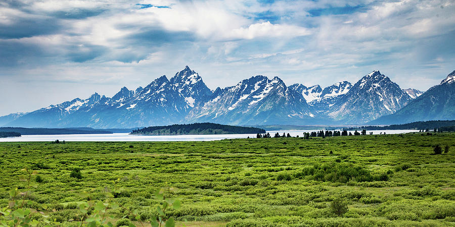 The Tetons Are Blue Photograph by Lisa Lemmons-Powers