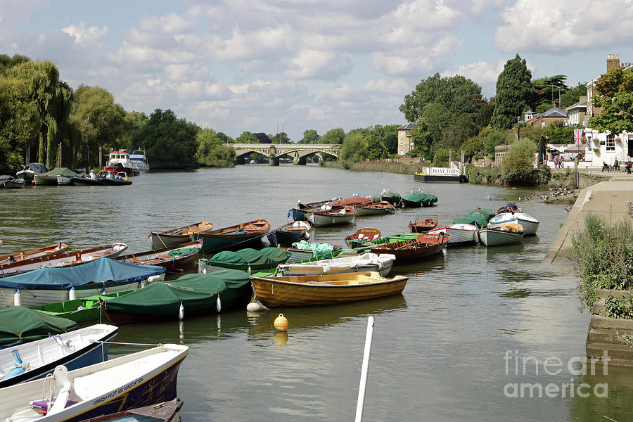 The Thames at Richmond UK Photograph by Julia Gavin