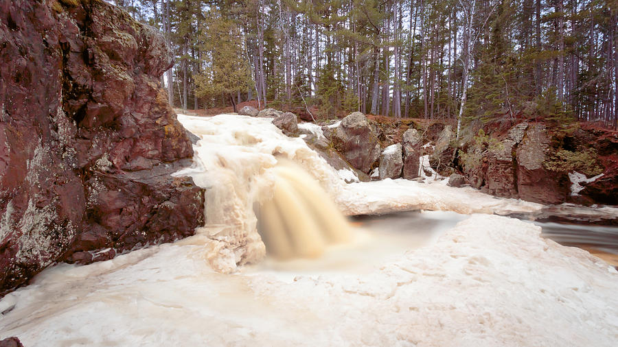 The Thaw at Amnicon Falls Photograph by Susan Rissi Tregoning