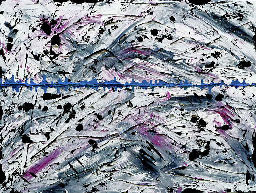 The Thin Blue Line Painting by Alys Caviness-Gober