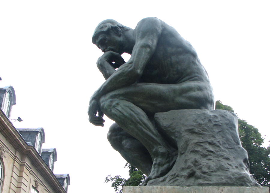 The Thinker Profile Photograph by T Guy Spencer