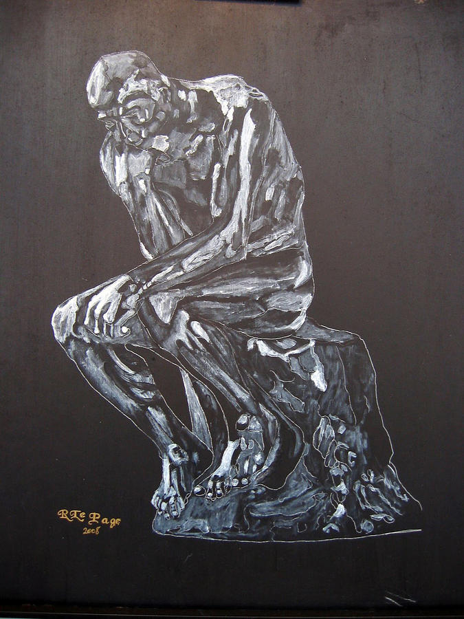The Thinker Painting by Richard Le Page