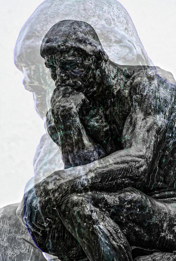 The Thinker Photograph by Stewart Helberg