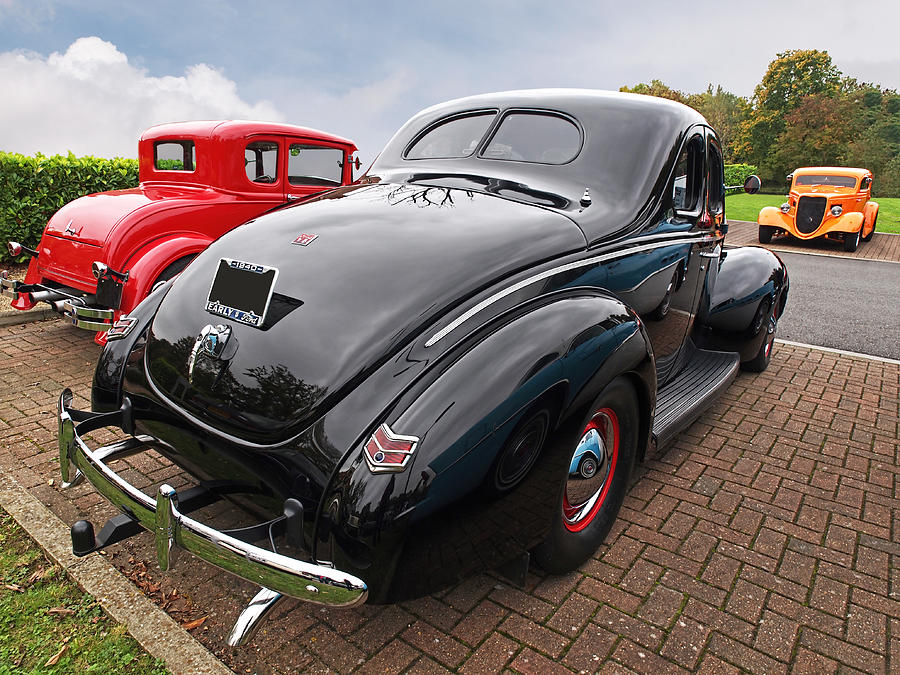The Three Amigos - Hot Rods at Pistons in the Park Photograph by Gill Billington