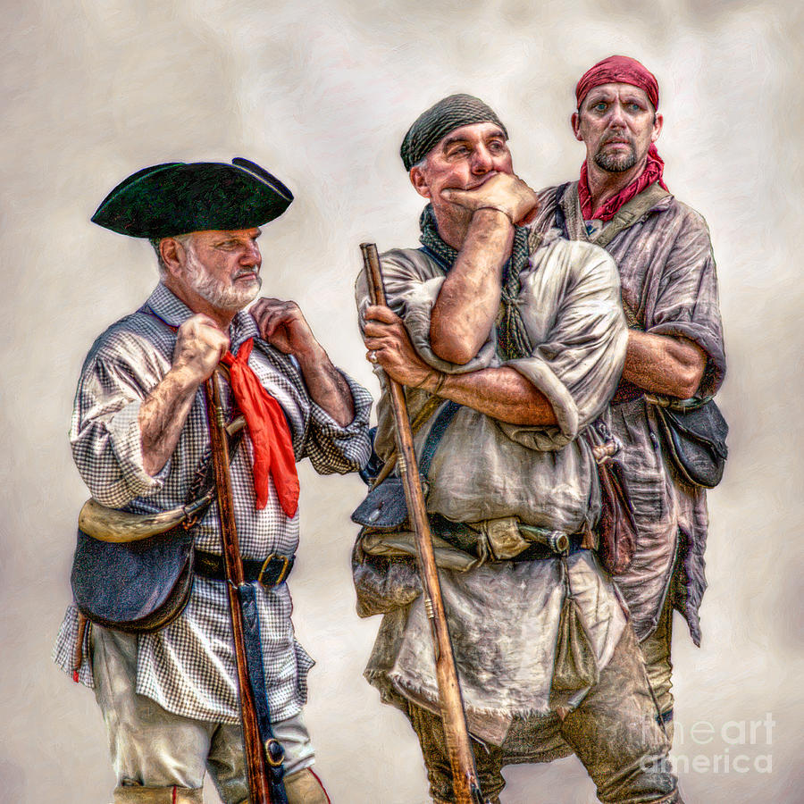 The Three Frontiersmen Digital Art by Randy Steele - Fine Art America