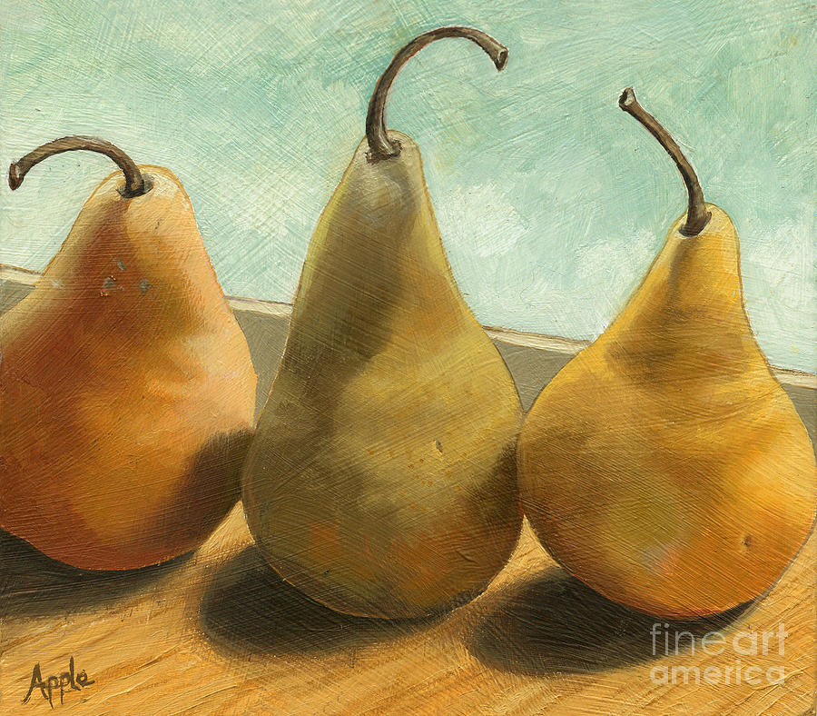 Still Life Painting - The Three Graces - painting by Linda Apple
