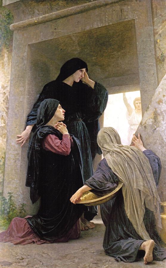Jesus Christ Digital Art - The Three Marys At The Tomb by William Bouguereau 