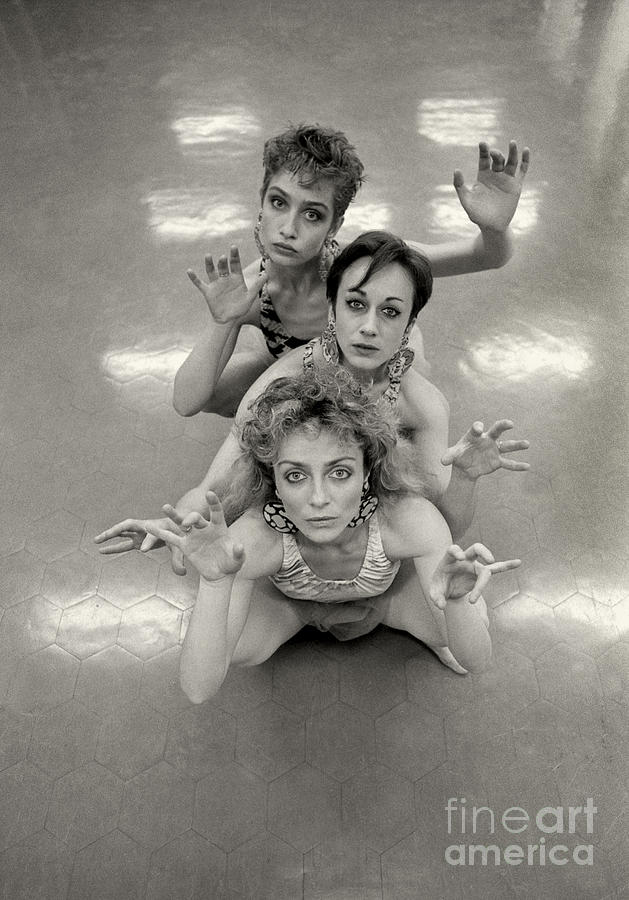 The three mermaids Photograph by Philippe Taka