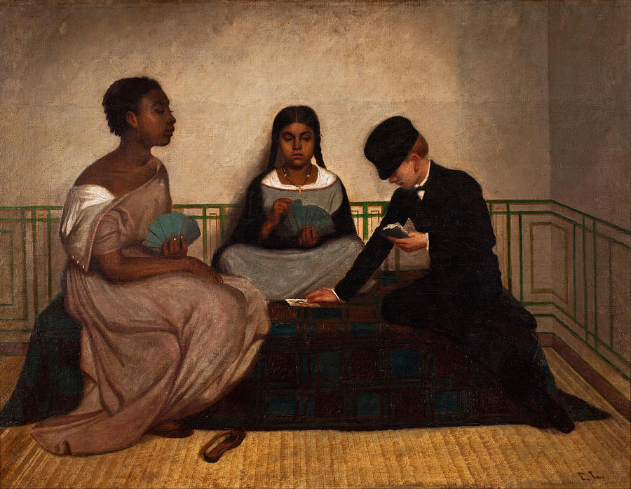 The Three Races or Equality before the Law Painting by Francisco Laso