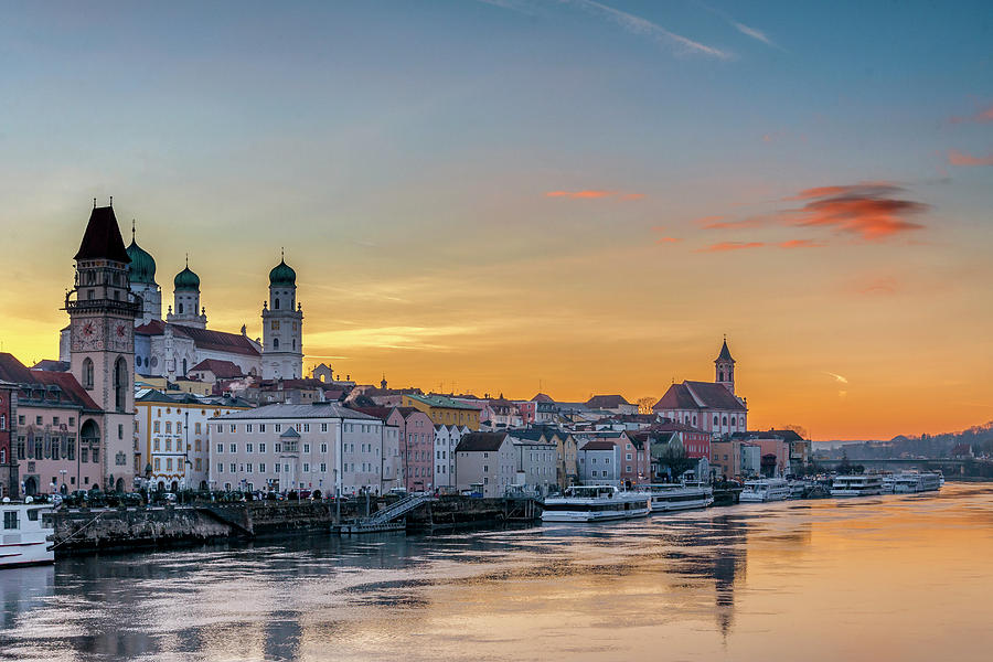 The three rivers city-Passau. Photograph by Usha Peddamatham