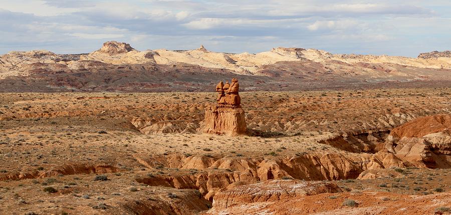 The Three Sisters at Goblin Valley State Park  Photograph by Christy Pooschke