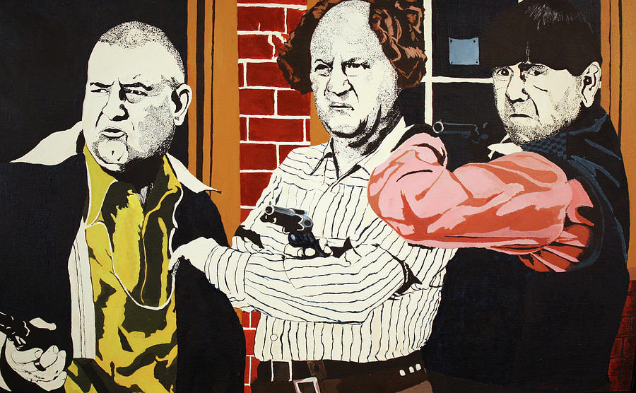 The Three Stooges Painting by Thomas Blood
