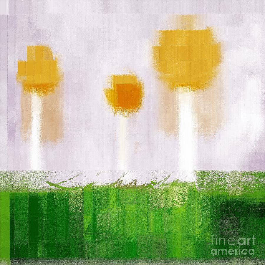 The Three Trees - 3305-t3t Digital Art by Variance Collections
