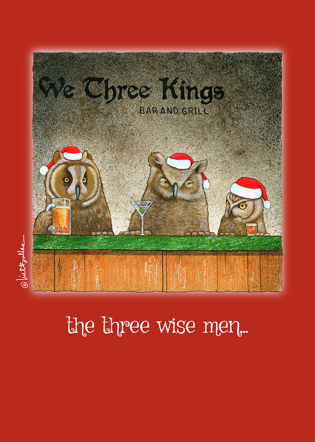 Christmas Painting - The Three Wise Men... by Will Bullas