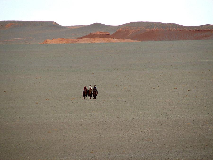 The Three Wisewomen of the Gobi Photograph by Diane Height