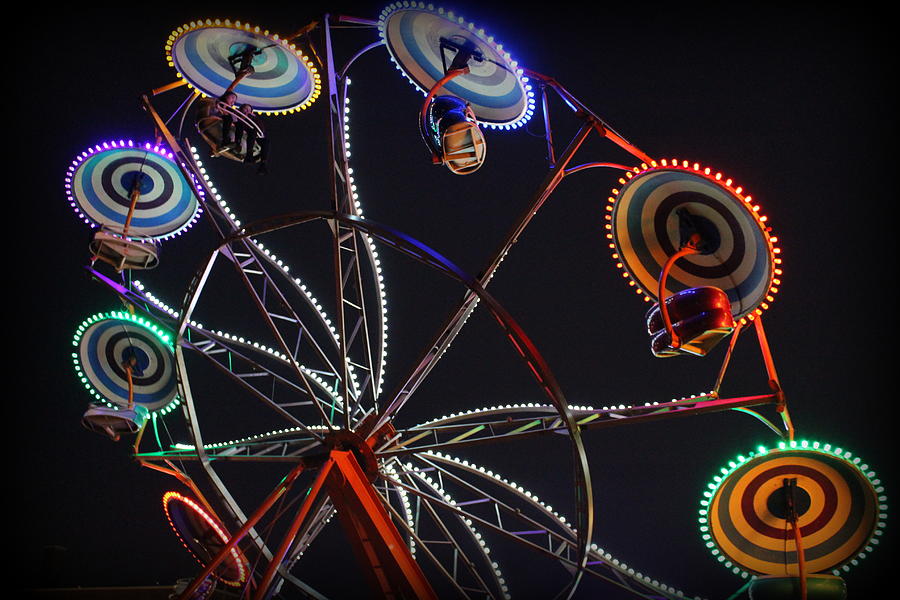 The Thrill of a Carnival Ride Photograph by Dora Sofia Caputo