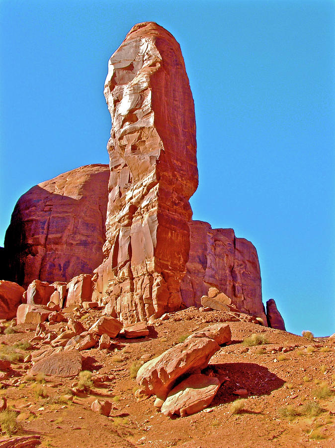 The Thumb in Monument Valley Navajo Tribal Park-Arizona Photograph by Ruth Hager