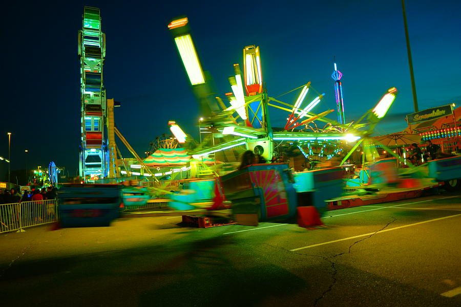The Tilt a whirl Photograph by Jeff Swan
