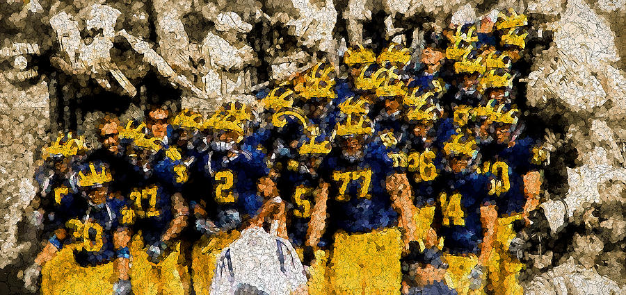 University Of Michigan Painting - The Time Has Come by John Farr
