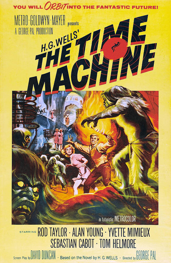 Movie Photograph - The Time Machine, From Left Center by Everett