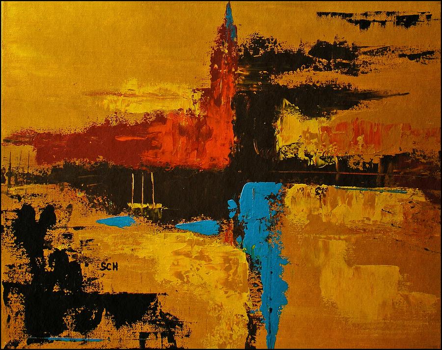 Abstract Painting - The Timeless Land by Scott Haley Abstract Painting - The Timeless Land by Scott Haley