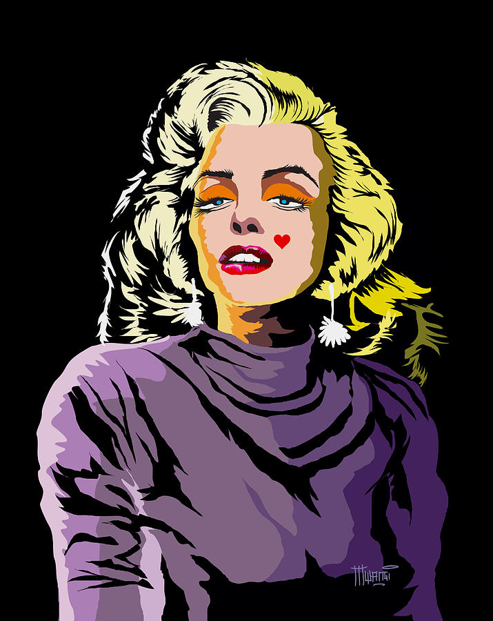 The timeless Norma Jean Digital Art by Anthony Mwangi