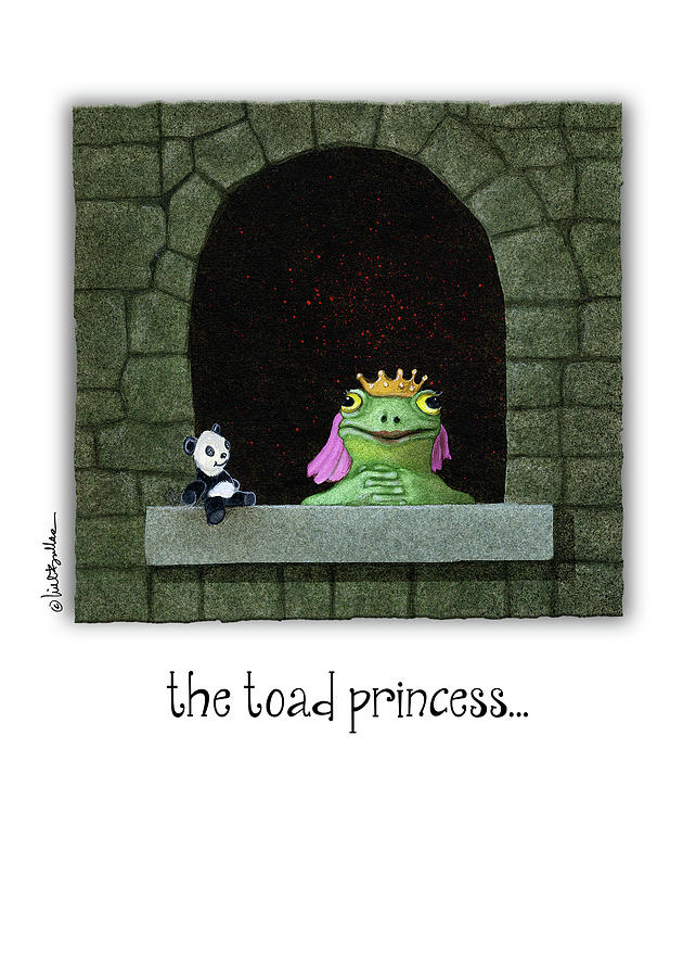 Castle Painting - The Toad Princess... by Will Bullas
