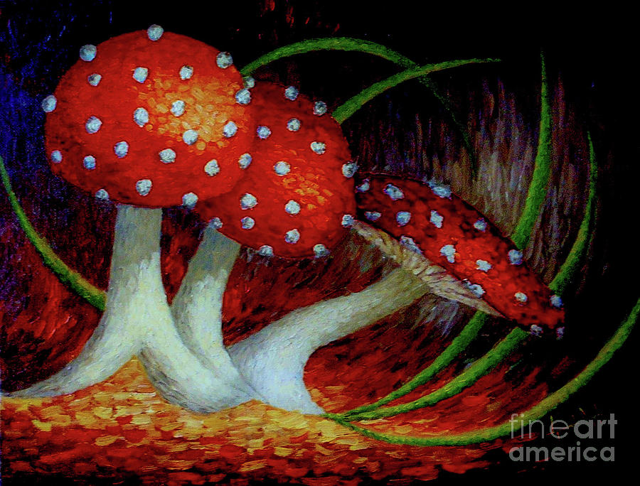 The Toadstools Painting