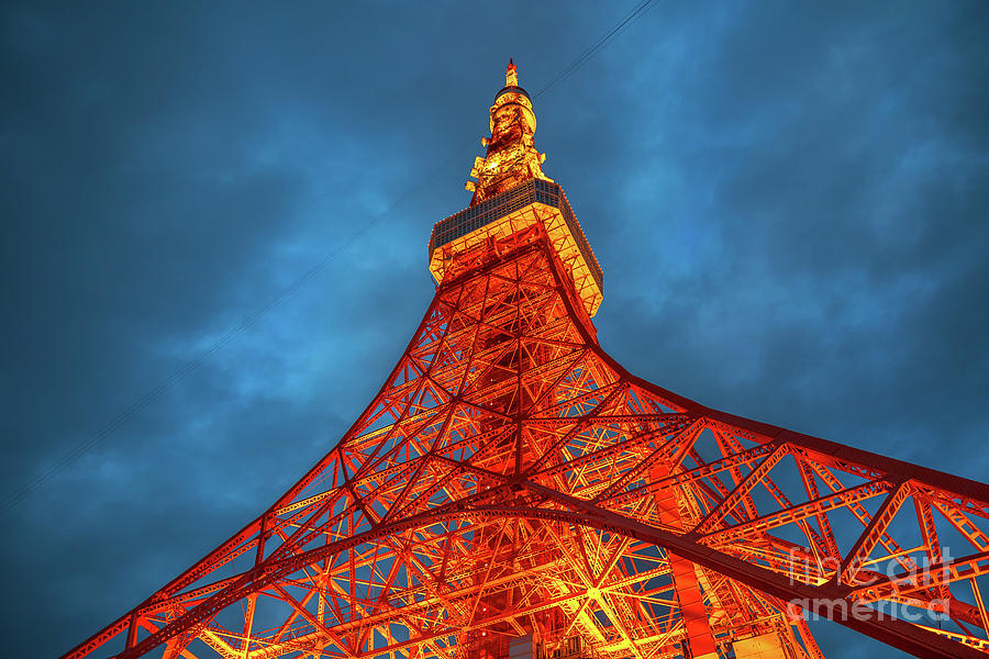 The Tokyo Tower Photograph by Benny Marty