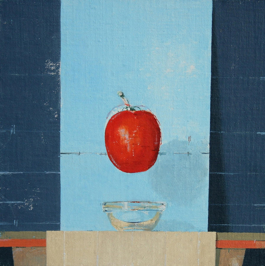 Abstract Painting - The Tomato by Charlie Millar