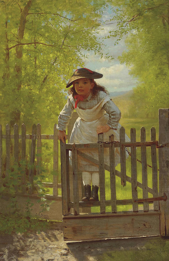 Vintage Painting - The Tomboy by Mountain Dreams