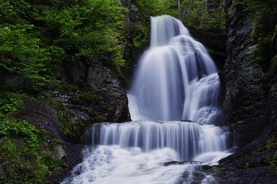 Waterfall Photograph - The Top of Dingmans Falls by Rick Berk