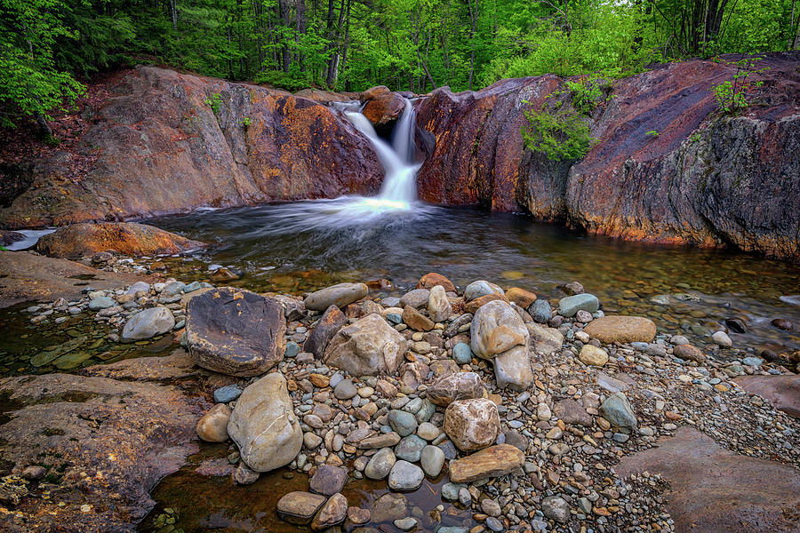 Nature Photograph - The Top of Smalls Falls by Rick Berk