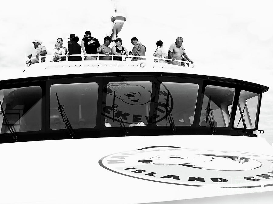 The Tourists BW Photograph by Tim Richards