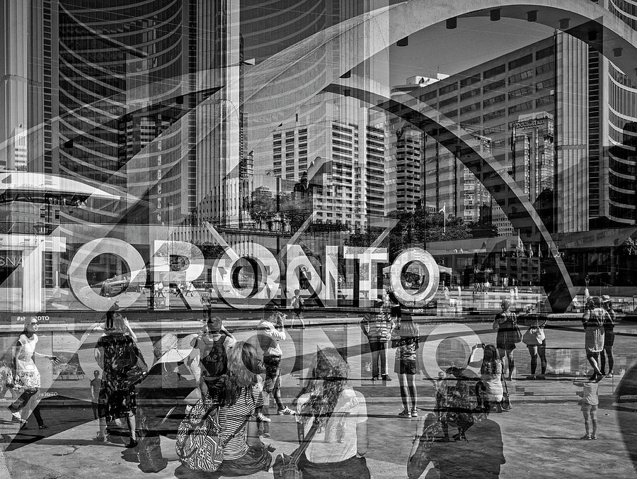 The Tourists - Toronto Photograph by Shankar Adiseshan