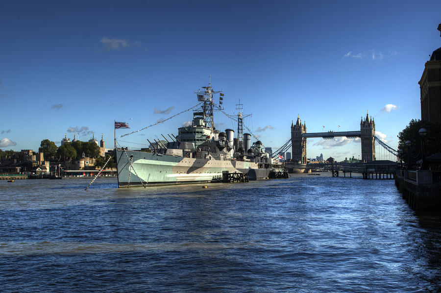 The Tower HMS Belfast and Tower Bridge Photograph by Chris Day